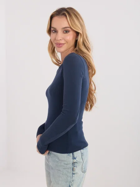 Bluză Factory Price cu mâneci lungi lungă albastru