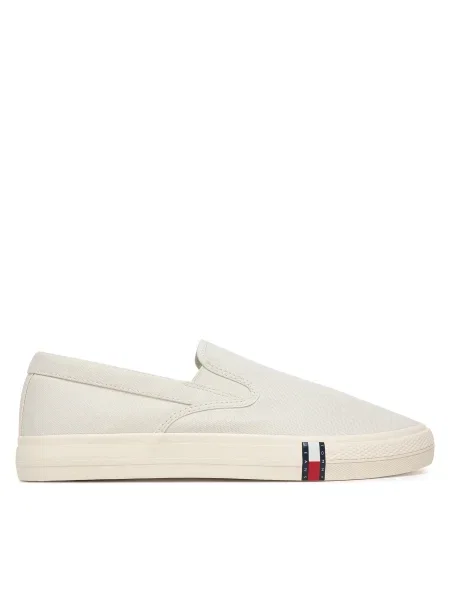 Tenisky Tommy Jeans Archive Vulc. Slip On biela