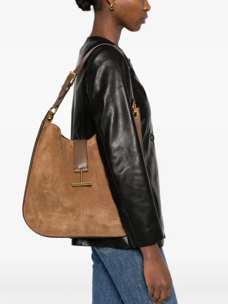 Geantă Tom Ford maro