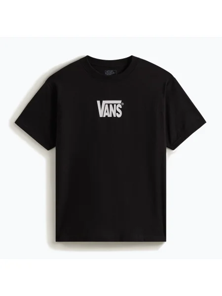 Tricou pentru bărbați Vans Stretch Logo Tee black/white alb