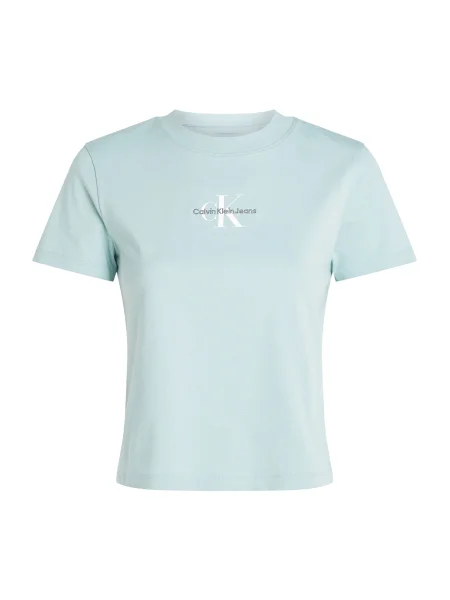 Calvin Klein Jeans Tricou Baby Tee albastru