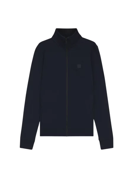 Sweter Boss frotte niebieski