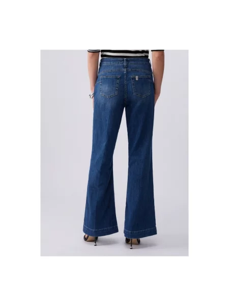 Liu Jo Blugi Flare Fit albastru