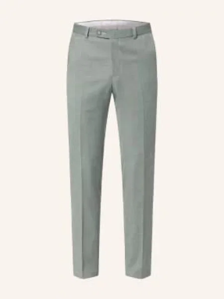 Digel Spodnie Garniturowe Sergio Modern Fit gruen