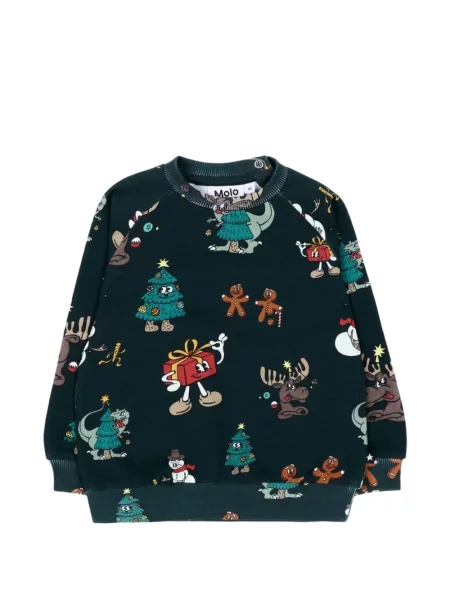 Sweter dziecięcy Molo zielony