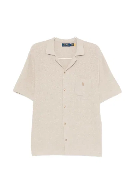 Cămașă Polo Ralph Lauren tricotate maro