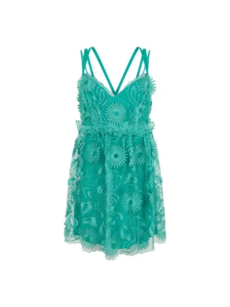 Sukienka Alberta Ferretti niebieska