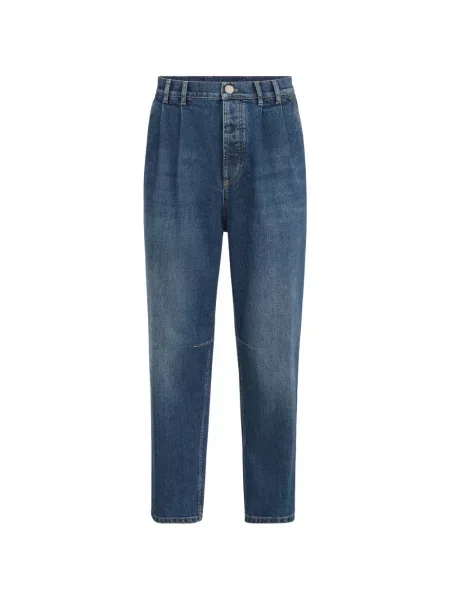 Pantaloni Brunello Cucinelli cu 5 buzunare albastru