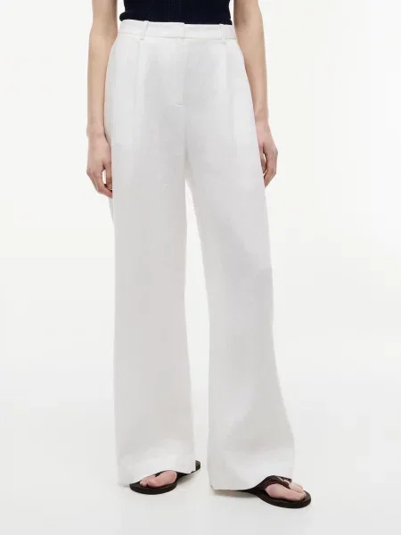 TOMMY HILFIGER Pantaloni cutați ESS' alb
