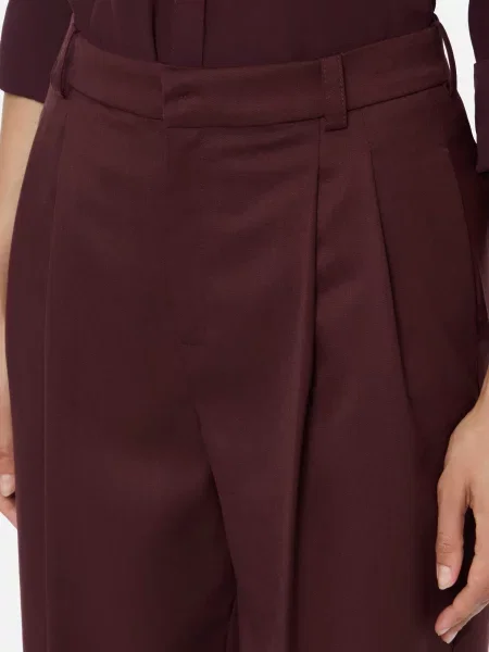 Брюки Elisabetta Franchi бордовые