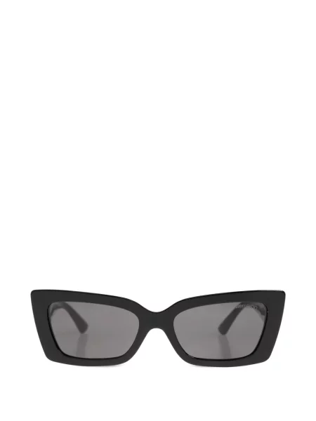 Pravokutne sunčane naočale Jimmy Choo s autogramom crna