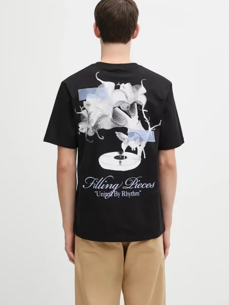 Filling Pieces tricou din Grammophone cu imprimeu negru