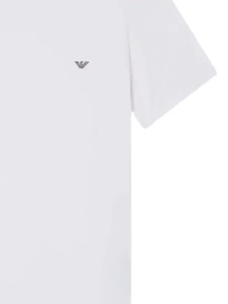 Тениска Emporio Armani с кръгло деколте бяло