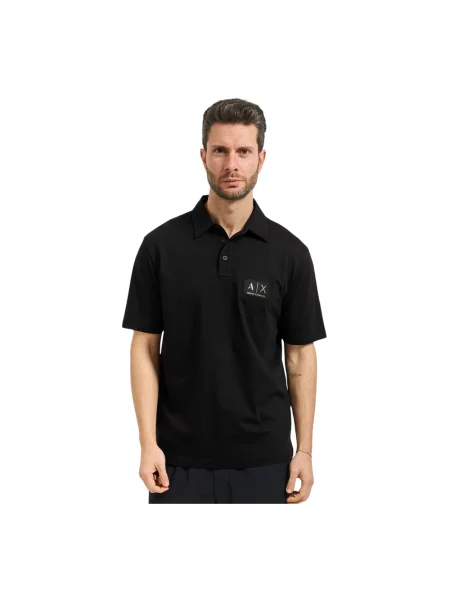 Armani Exchange Polo czarny
