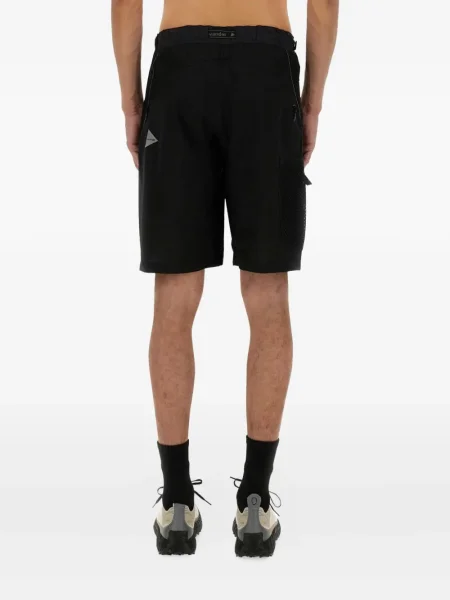 Kraťasy And Wander se síťovinou černé