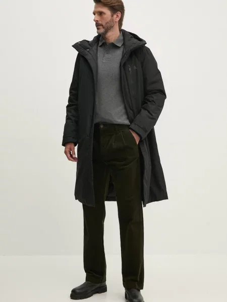 Лонгслів Barbour однотонний сірий