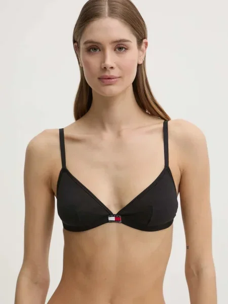 Сутиен Tommy Hilfiger 3 броя с изчистен дизайн черно