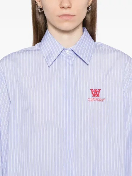 Cămașă Off-white cu dungi alb