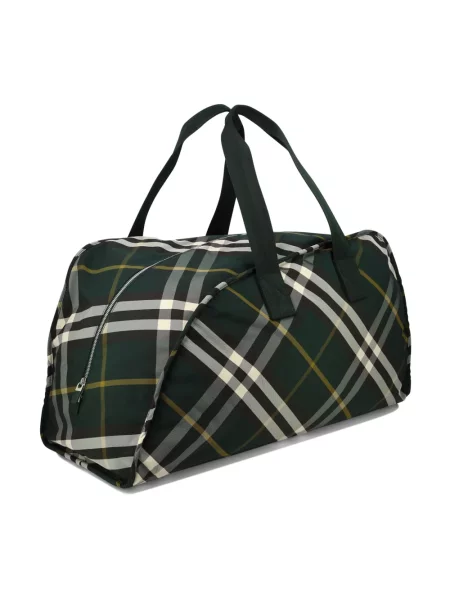 Torba Burberry w kratę zielona