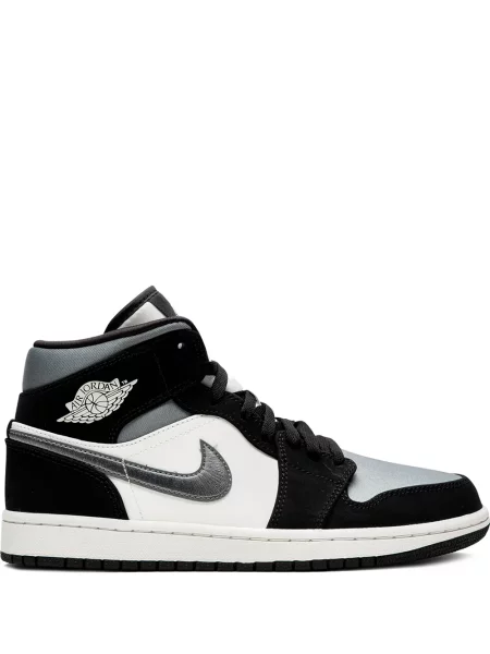 Sneakerși Jordan Air Jordan 1 din satin negru