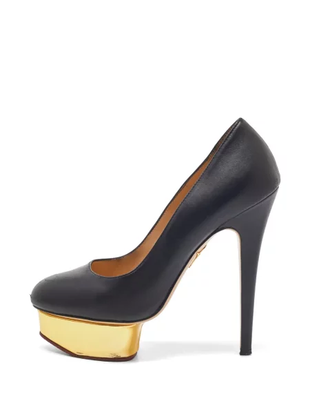 Pantofi cu toc Charlotte Olympia cu platformă negru