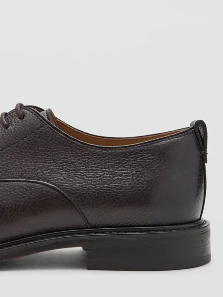 Buty typu oksfordy ze skóry Mężczyzna 42 MANGO MAN brązowy