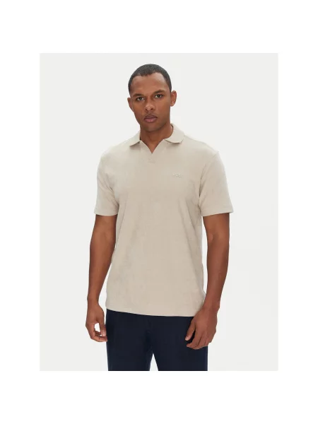 Поло Boss бежевое