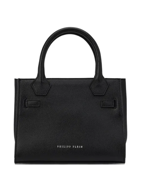 Geanta de piele Philipp Plein din piele negru