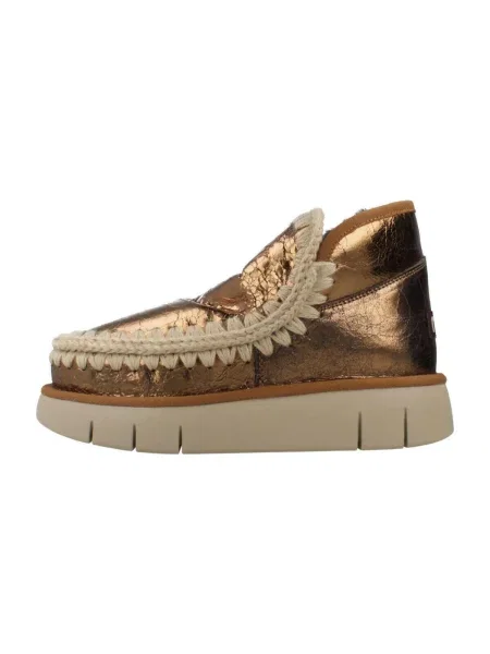 Sneakerși Mou auriu