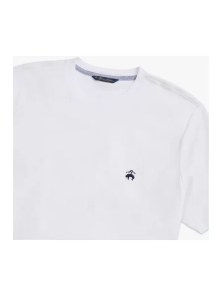 Koszulka Brooks Brothers z logo biała