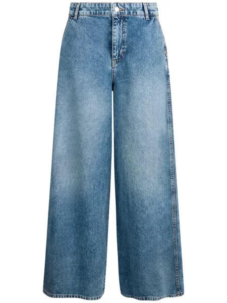 Jeansy dzwony Liu Jo z wysoką talią niebieskie