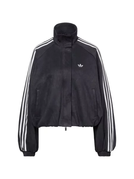 ADIDAS ORIGINALS Prijelazna jakna crna bijela