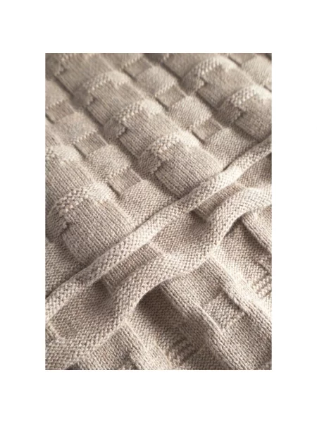 Sweter Norse Projects z kaszmiru beżowy