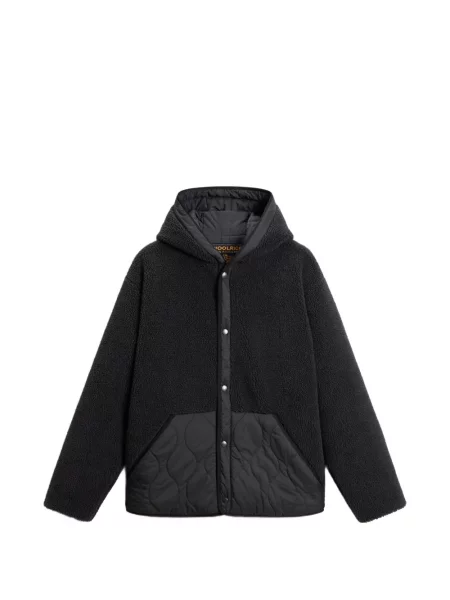 Matlasat geacă Woolrich negru