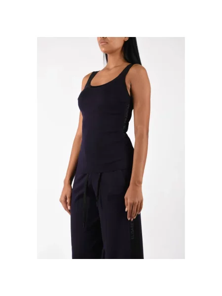 Top Elisabetta Franchi niebieski