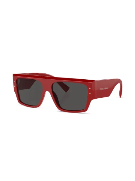 Raštuotos saulės akiniai Dolce & Gabbana Eyewear raudona