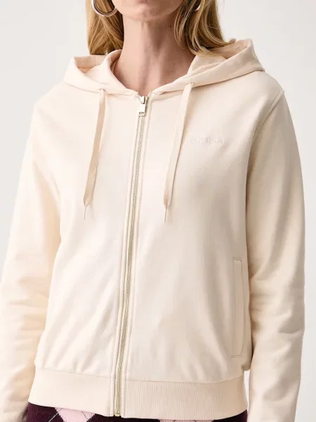 Guess Bluza jasny beżowy