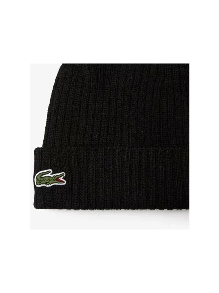 Czapka Lacoste chunky czarna