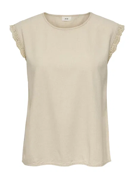 JDY Tricou JDYSAY deschis bej