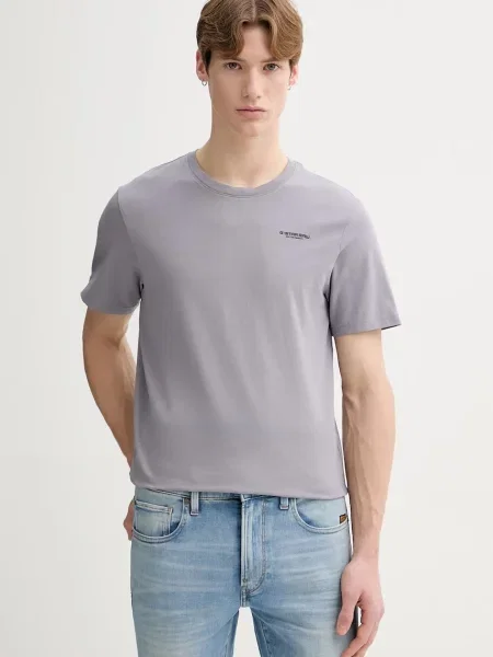 G-Star tričko s Slim base fialové