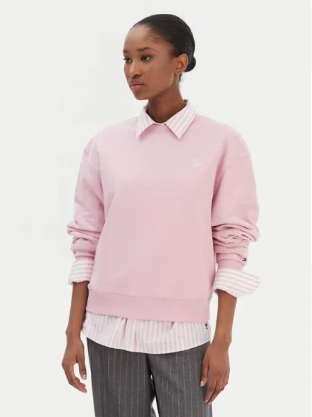 Tommy Hilfiger Džemperis Script rožinė