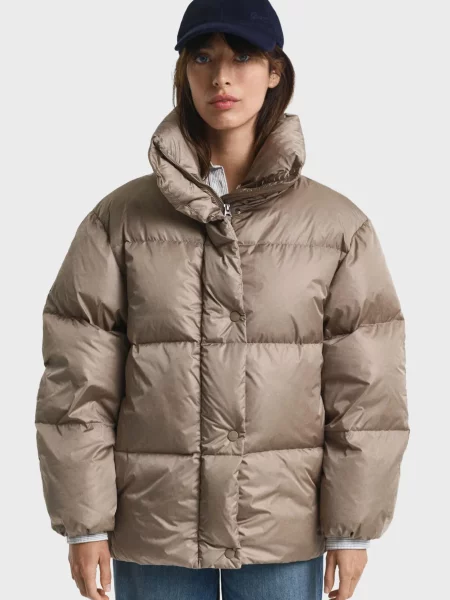 Пуховик Gant бежевий