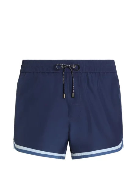 Slip de baie Dolce & Gabbana din canvas albastru