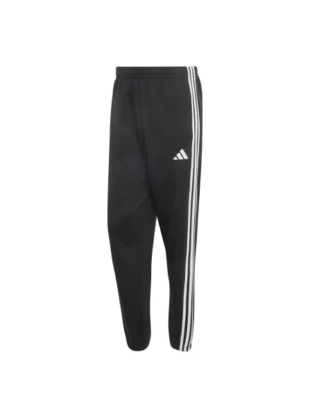 ADIDAS SPORTSWEAR Pantaloni Essentials Fleece Tapered Cuffed negru alb