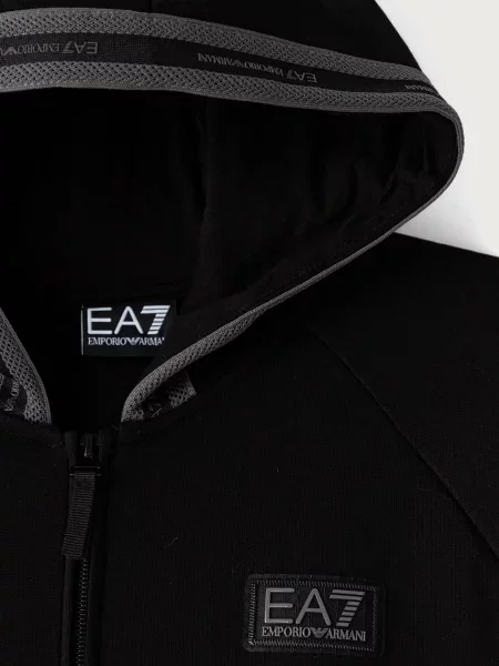 Emporio Armani melegítő szett gyerek pamuttal fekete