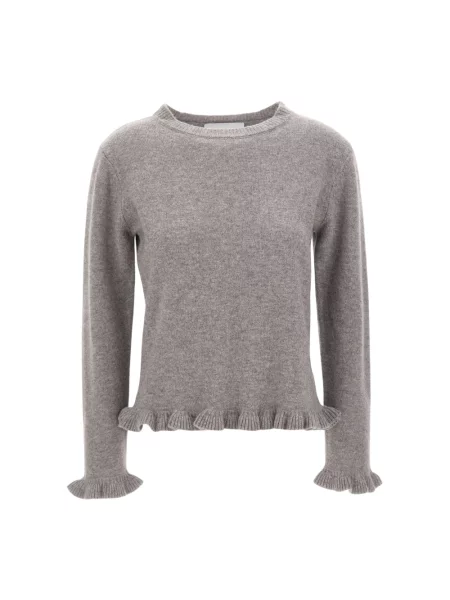 Sweter Kaos wełniany szary