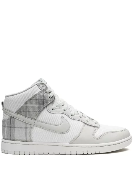 Sneakerși Nike Dunk în carouri gri