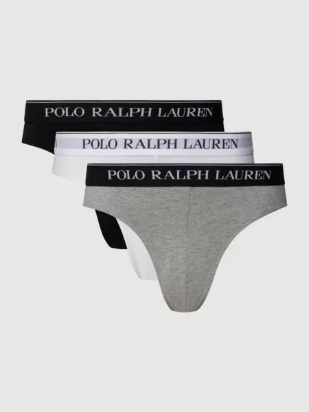 Obcisłe bokserki w zestawie 3 szt. Polo Ralph Lauren biały