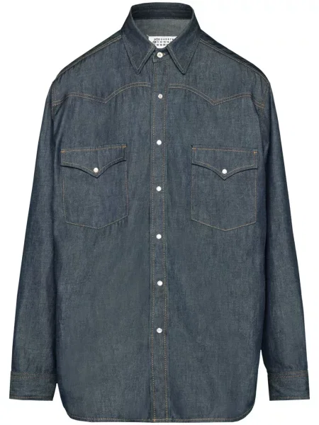 Dlouhá košile Maison Margiela modrá