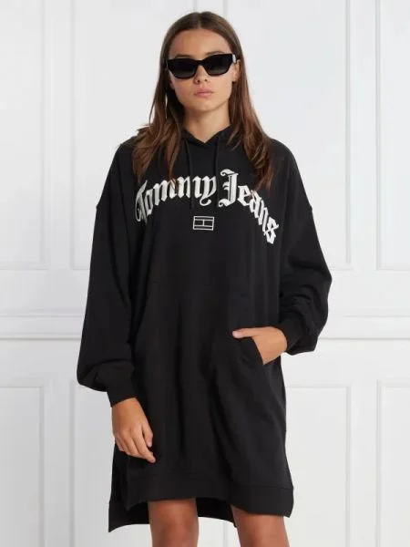 Tommy Jeans Rochie negru